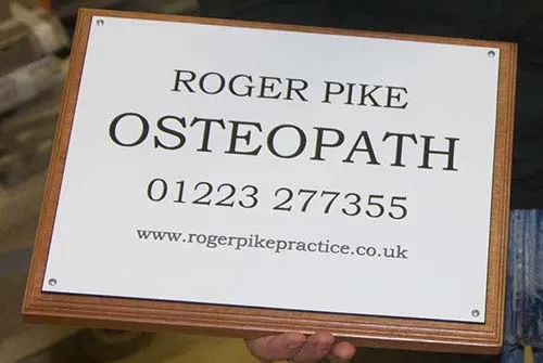 Engraved Acrylic Laminate Plaque