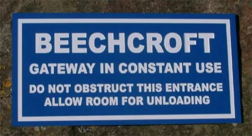 Beechcroft Acrylic Laminate Plaque