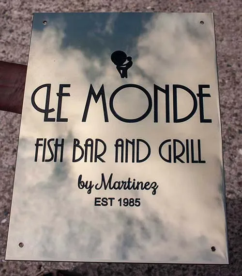 Polished Brass Plaque