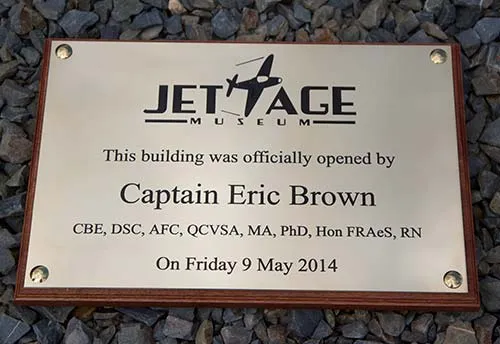 This was created using customer artwork Brass Opening Sign