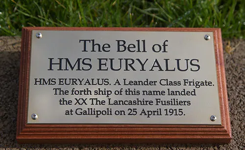 Engraved Brass Plaque on a Backing Board