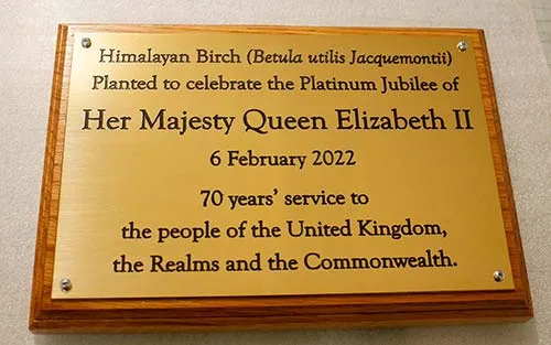 Only the top quality engravers brass is used at The Sign Maker Engraved Brass Plaque