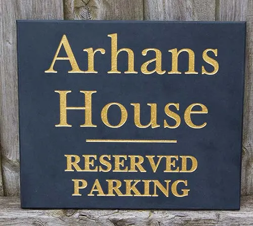 Dark Knight Polygood House Sign