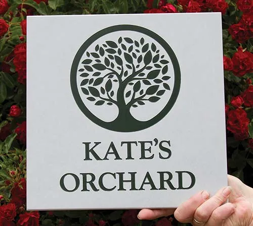 Pure Grey Polygood Sign