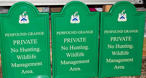 Fibreglass Estate Signage