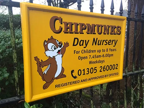 Rectangular Fibreglass Signs