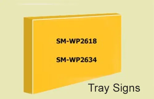 Fibreglass Tray Signs