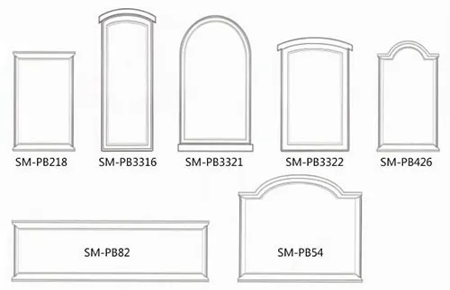 All rectangular sizes also available Standard Shapes for Fibreglass Signs