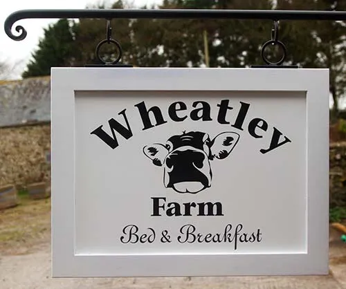 Painted Framed Sign