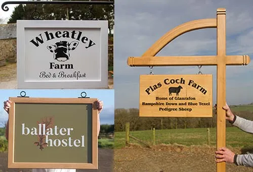 Hanging Farm Signs