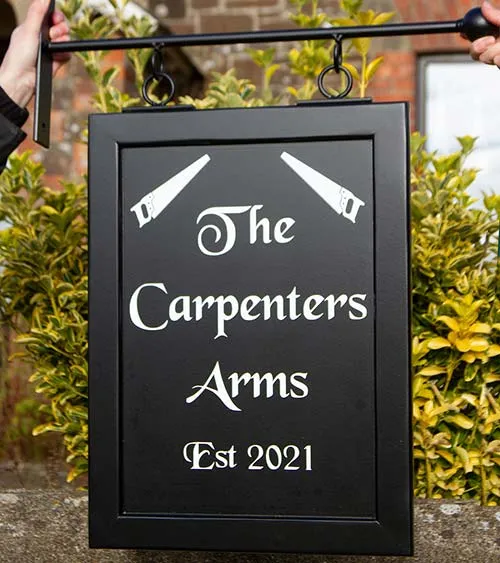 Hanging Painted Sign