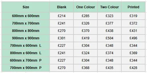 Full Frame Hanging Sign Prices