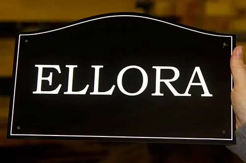 Reflective House Sign