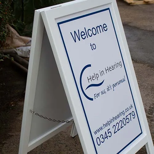 We have a selection of pavement signs to suit all budgets. Pavement Signs