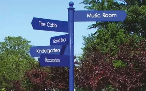 Finger Post with 5 Arms