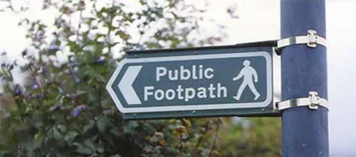 Public Footpath Sign