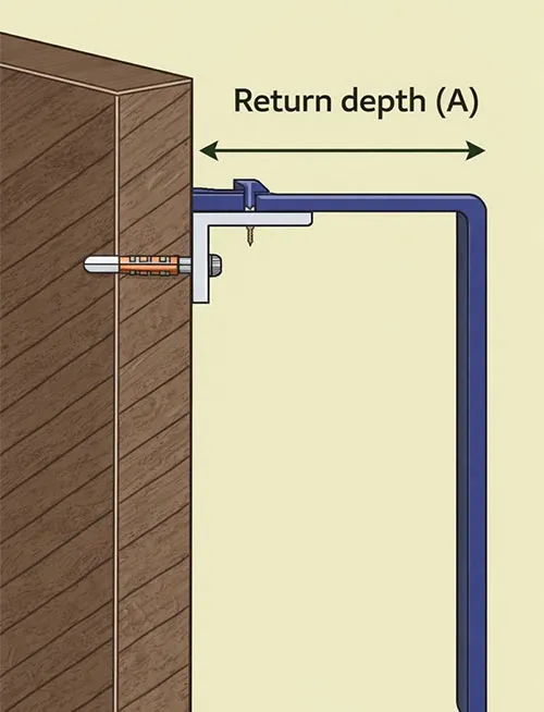 Tray Sign -Hidden Fixings
