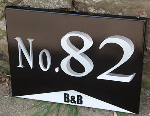 Small Aluminium Tray Sign