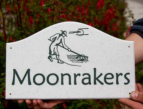 Deep Engraved Imaged in Corian