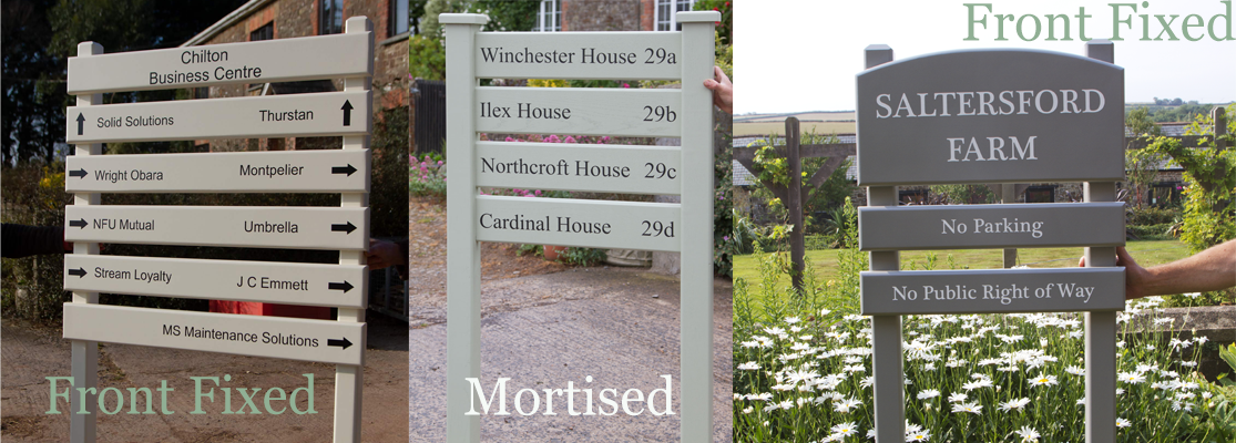 High-quality painted ladders signs crafted by our carpenters here at The Sign Maker.