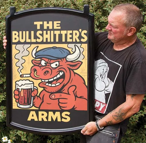 Available with or without the bracket Pub Sign or A Private Bar