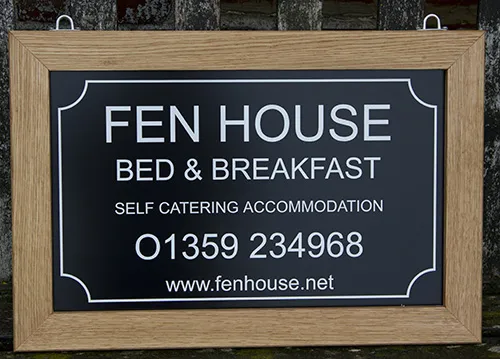 Oak Framed Hanging Sign