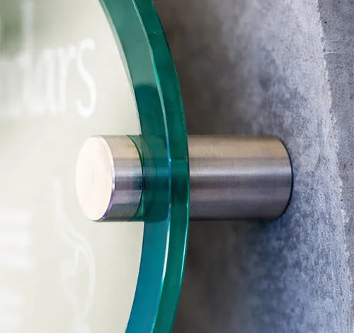 Stand-Off Fittings Clearly Shown