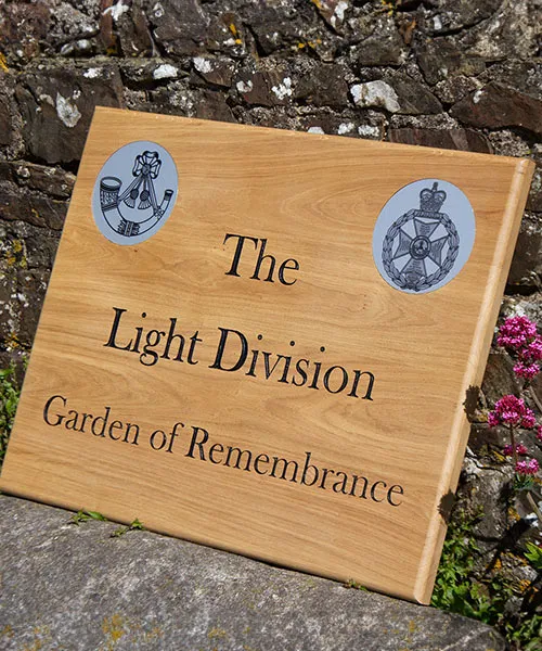 Wooden Plaque with insets