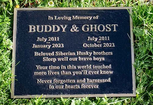 Bronze Memorial Plaque