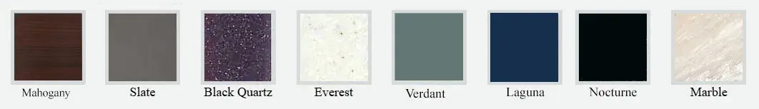 Colours for stone-like corian