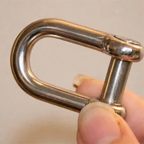 D Shackle with Allen Key Flush Pin