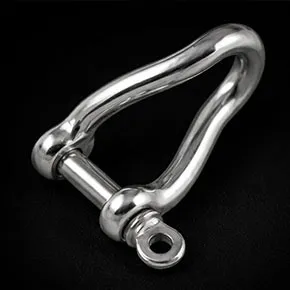 Twisted D Shackle - Stanless Steel