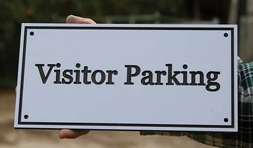 Visitor Parking Sign