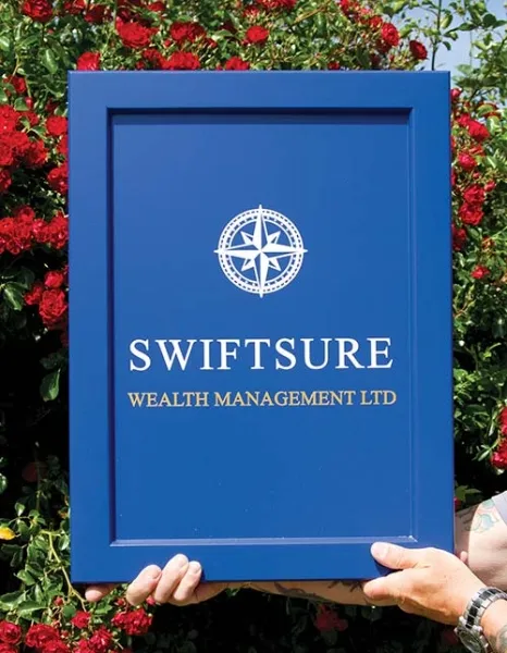 Frame Painted Buiness Name Sign