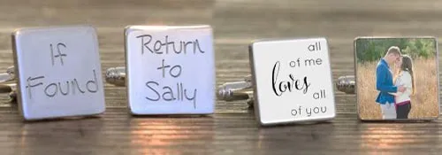 Vanlentines Day and Anniversery Cufflinks