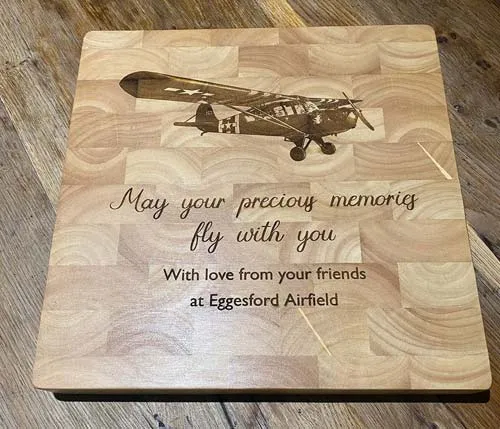 Engraved End Grain Chopping Board