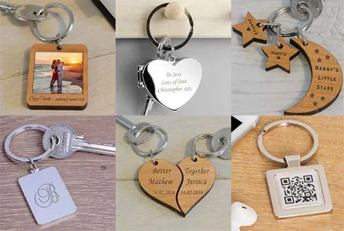 Personalised Keyrings