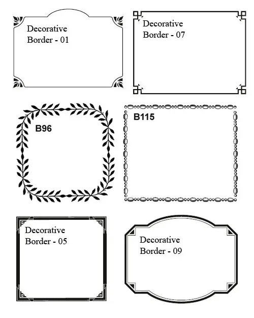 Decorative Borders