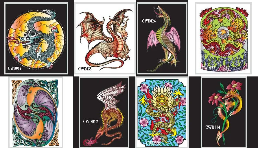 They often look best on black backgrounds. More Wizards and dragons