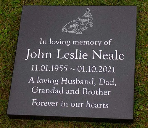 Slate Memorial Tablet