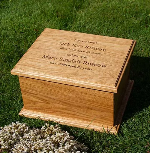 These ashes caskets are made with wooden dowels and contain no metal. Casket for Natural Burial Ground
