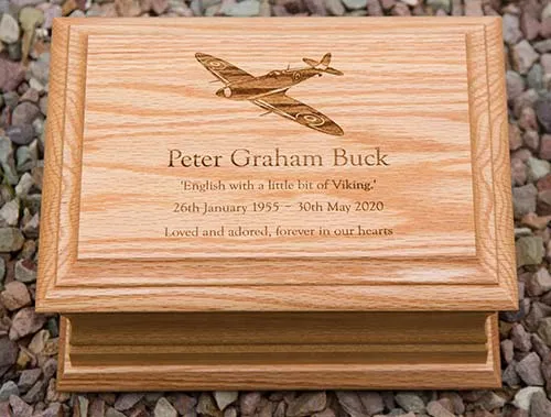 Standard Oak Ashes Casket