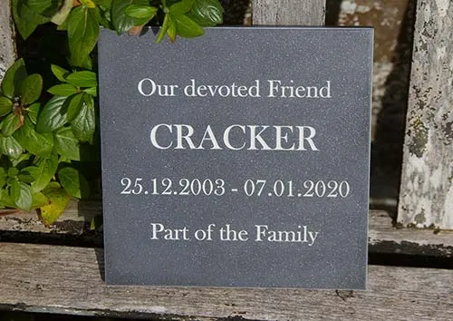 Corian Pet Memorial