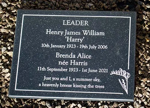 Corian is an amazing material for memorial plaques. Engraved Memorial Plaque