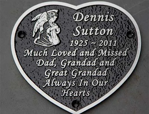 Cast Aluminium Heart