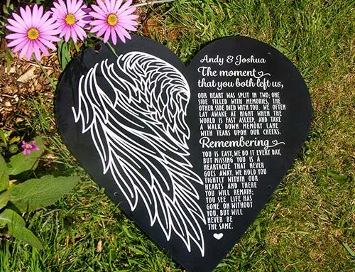Black Heart Plaque