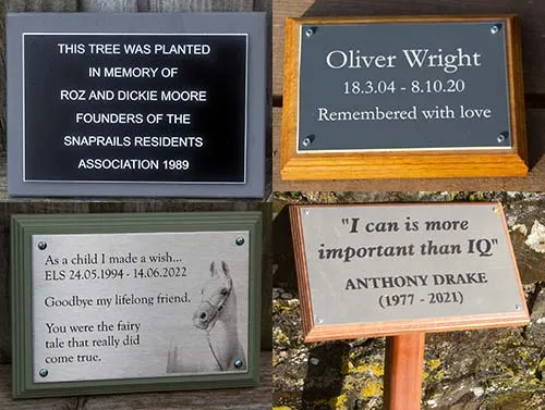 Memorials and Memorial Plaques