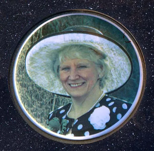 Photo Memorial inset into Corian