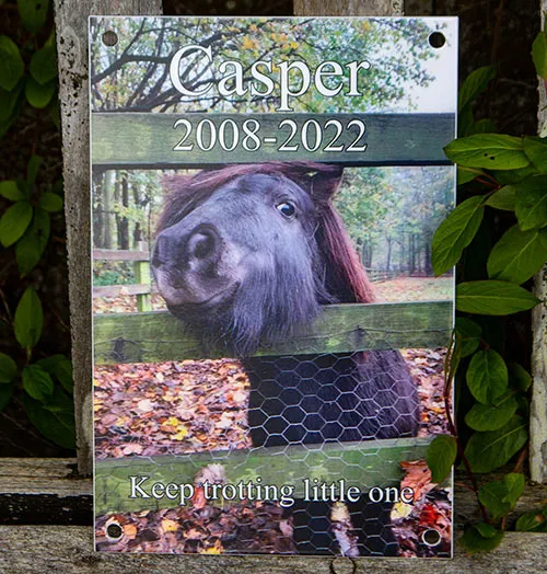 ToughPrint Full Colour Memorial Plaque