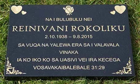 We make your slate memorial just the way you want Slate Memorial Tablet